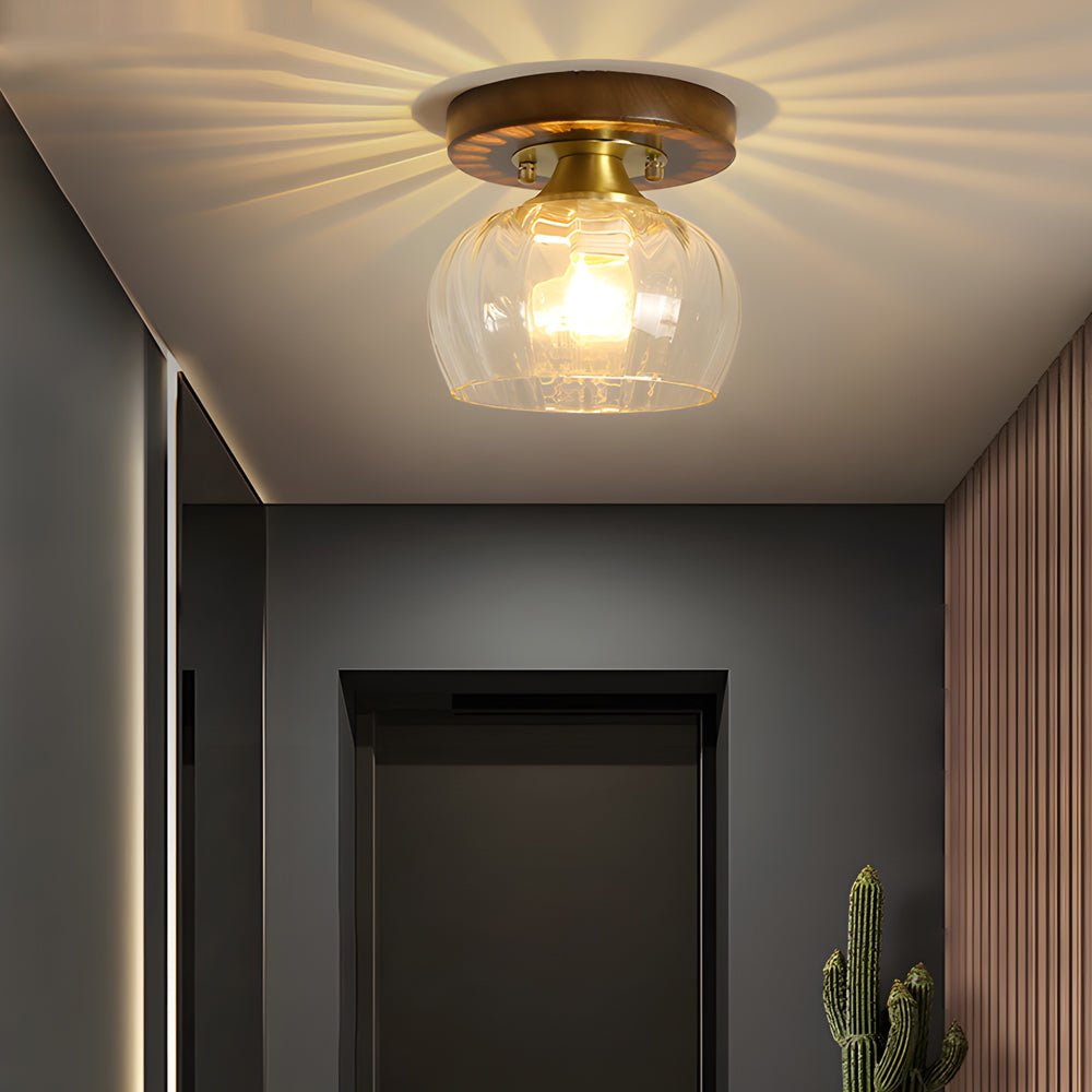 WINCHESTER RUSTIC SQUARE IRON CEILING LANTERN
