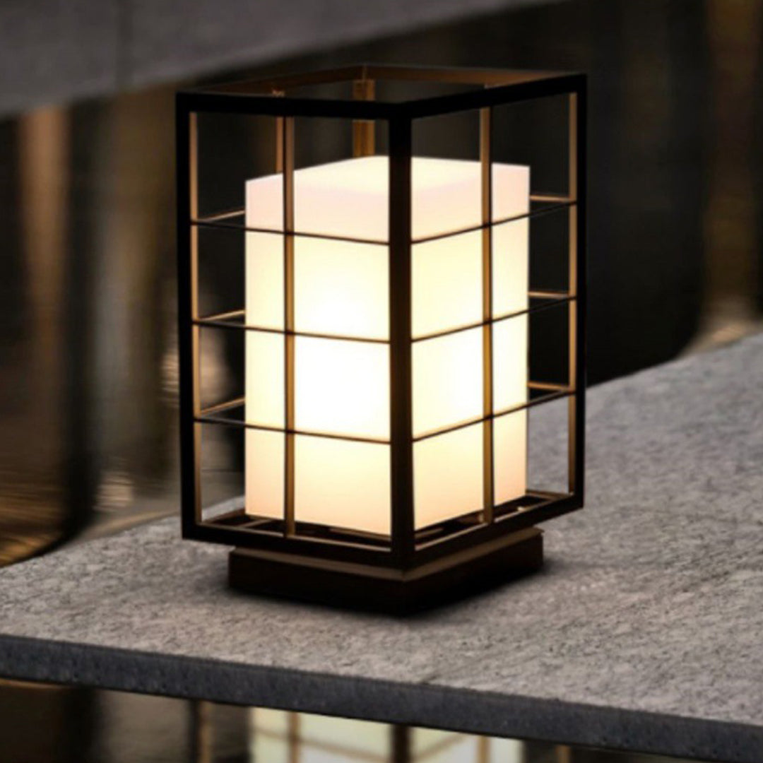 RAVENSDALE JAPANESE INFLUENCE OUTDOOR LANTERN, WEATHERPROOF GARDEN ILLUMINATION