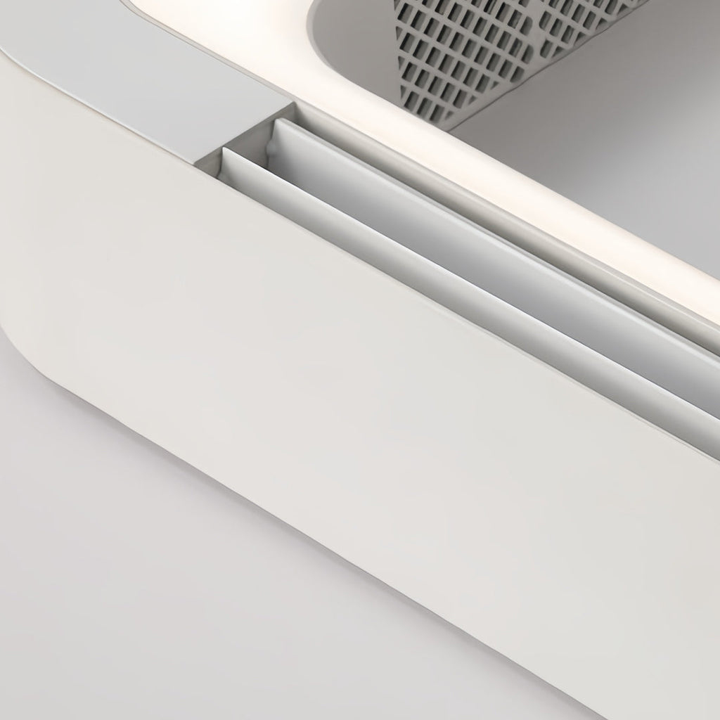 WINTHORPE WHISPERING BREEZE BLADESLESS CEILING FAN WITH INTEGRATED LED ILLUMINATION