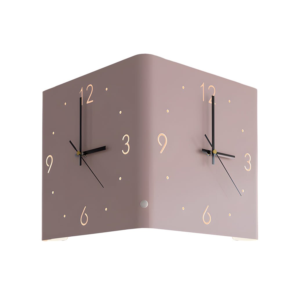 WINTHORPE SILENT SQUARE LED CORNER TIMEPIECE