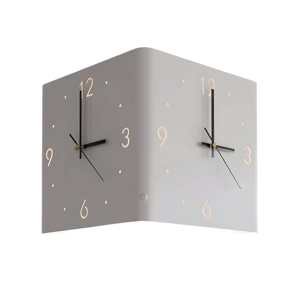 WINTHORPE SILENT SQUARE LED CORNER TIMEPIECE