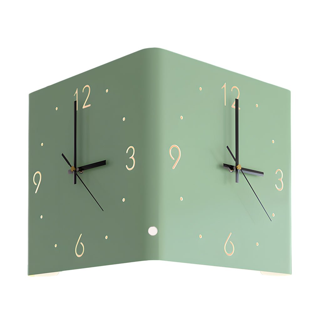 WINTHORPE SILENT SQUARE LED CORNER TIMEPIECE
