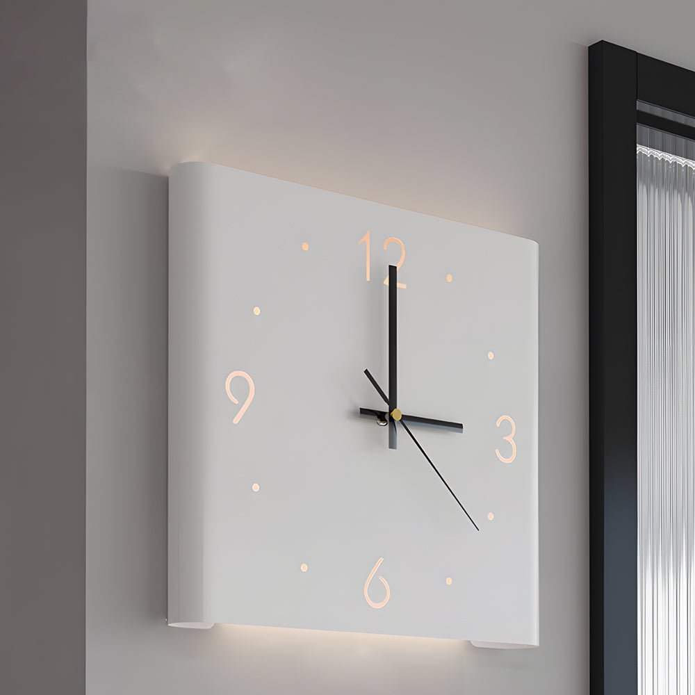 WINTHORPE SILENT SQUARE LED CORNER TIMEPIECE