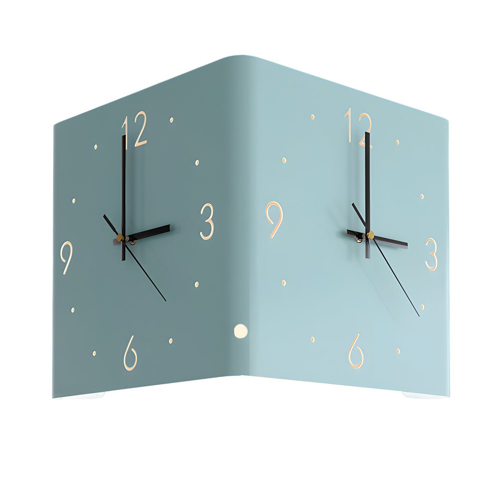 WINTHORPE SILENT SQUARE LED CORNER TIMEPIECE