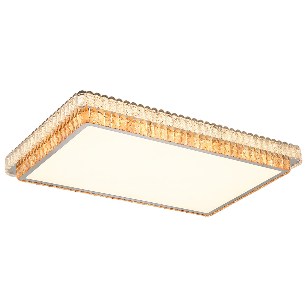 CHARLETON CRYSTAL EMBRACE FLUSH CEILING LANTERN