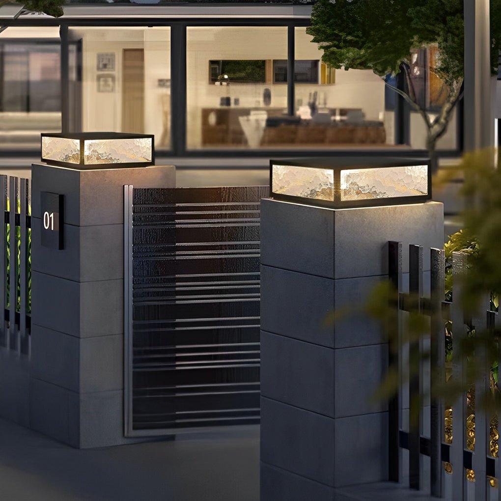 RAVENSHILL SQUARE LED OUTDOOR PILLAR LANTERN