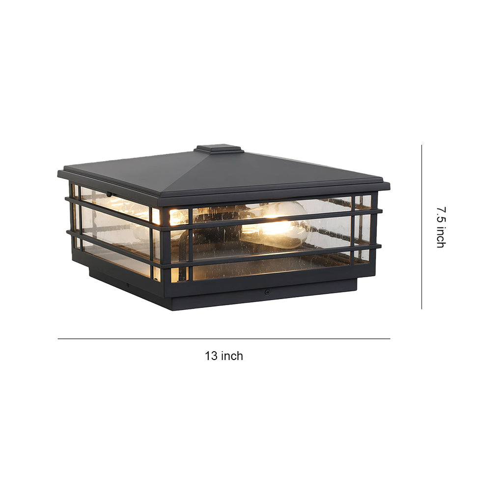 RAVENSCROFT OUTDOOR COLUMN LIGHTING, WEATHERPROOF COURTYARD ILLUMINATION