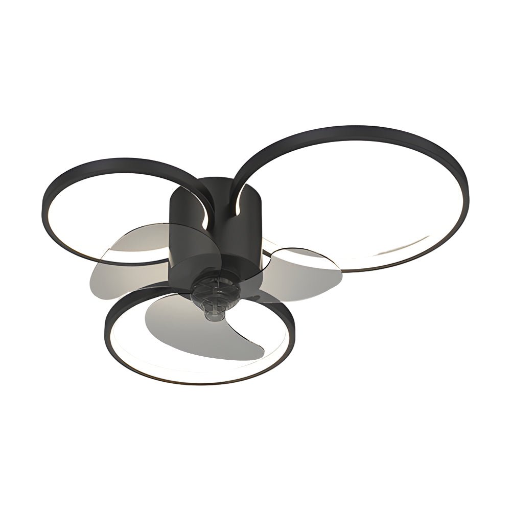 WINDSOR CIRCLE TRIO DIMMER LED CEILING FAN LIGHT