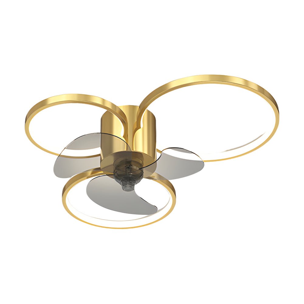 WINDSOR CIRCLE TRIO DIMMER LED CEILING FAN LIGHT