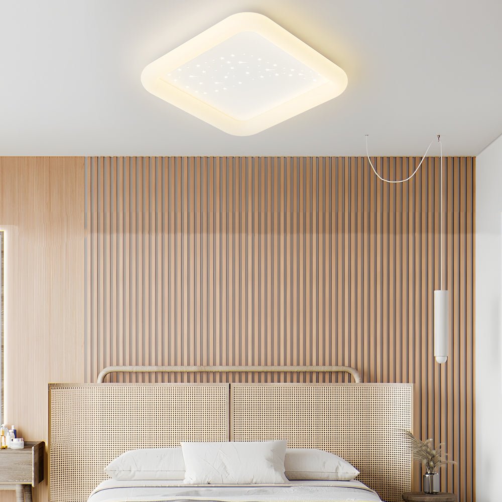WHITECREST MODERN MILKY LED TRILIGHT CEILING LUMINAIRE