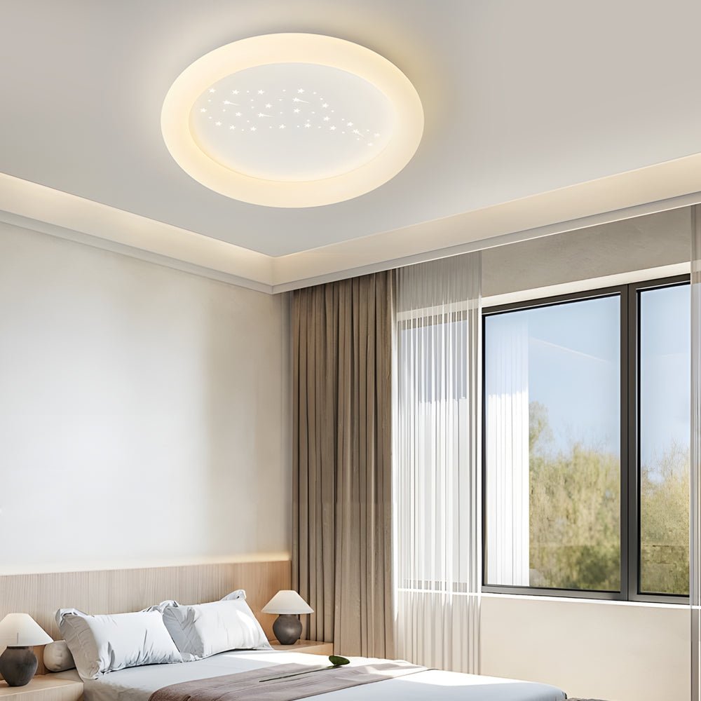 WHITECREST MODERN MILKY LED TRILIGHT CEILING LUMINAIRE