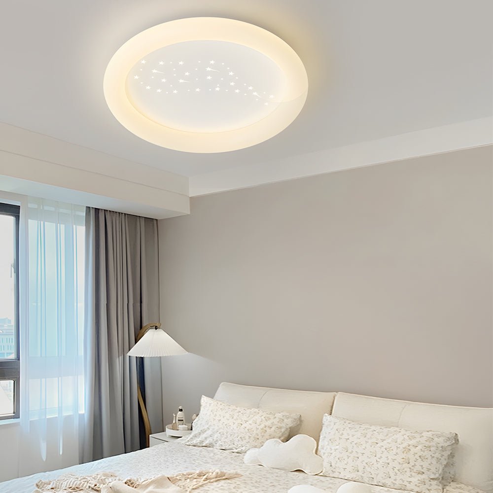 WHITECREST MODERN MILKY LED TRILIGHT CEILING LUMINAIRE