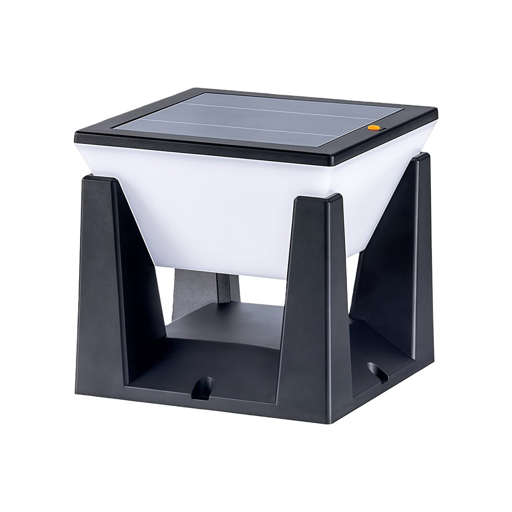RAVENSCROFT SOLAR GARDEN PILLAR LIGHT WITH WEATHER-RESISTANT DESIGN