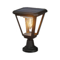 WINDSOR BLACK RAINPROOF POST LIGHTING CAP