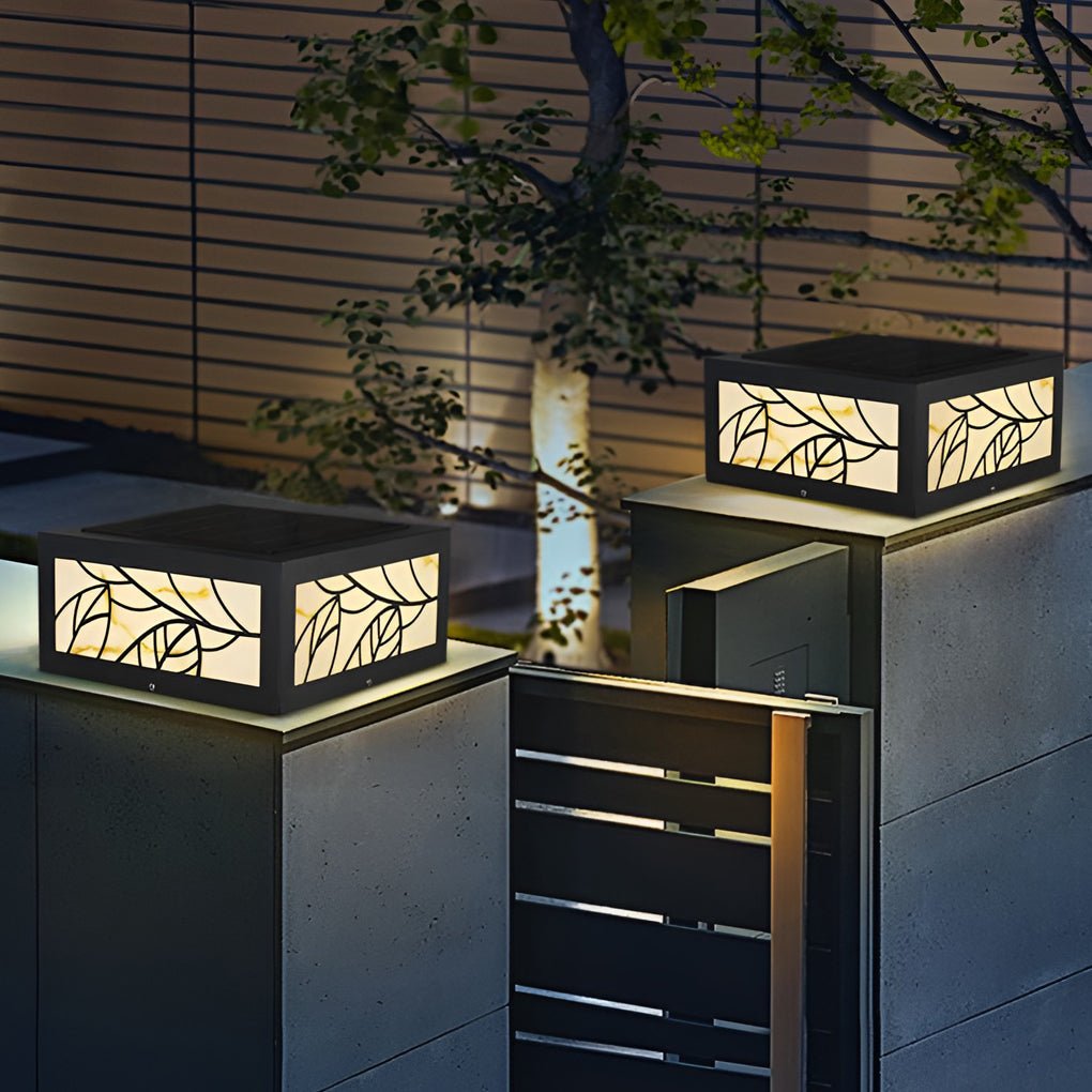 WINCHESTER SQUARE LED GARDEN PILLAR LIGHT