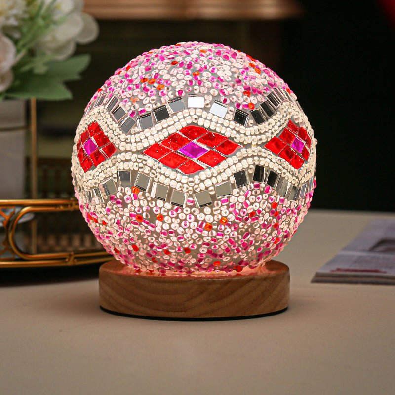 CLAREMONT MOSAIC ILLUMINATION LANTERN