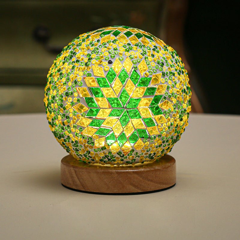 CLAREMONT MOSAIC ILLUMINATION LANTERN