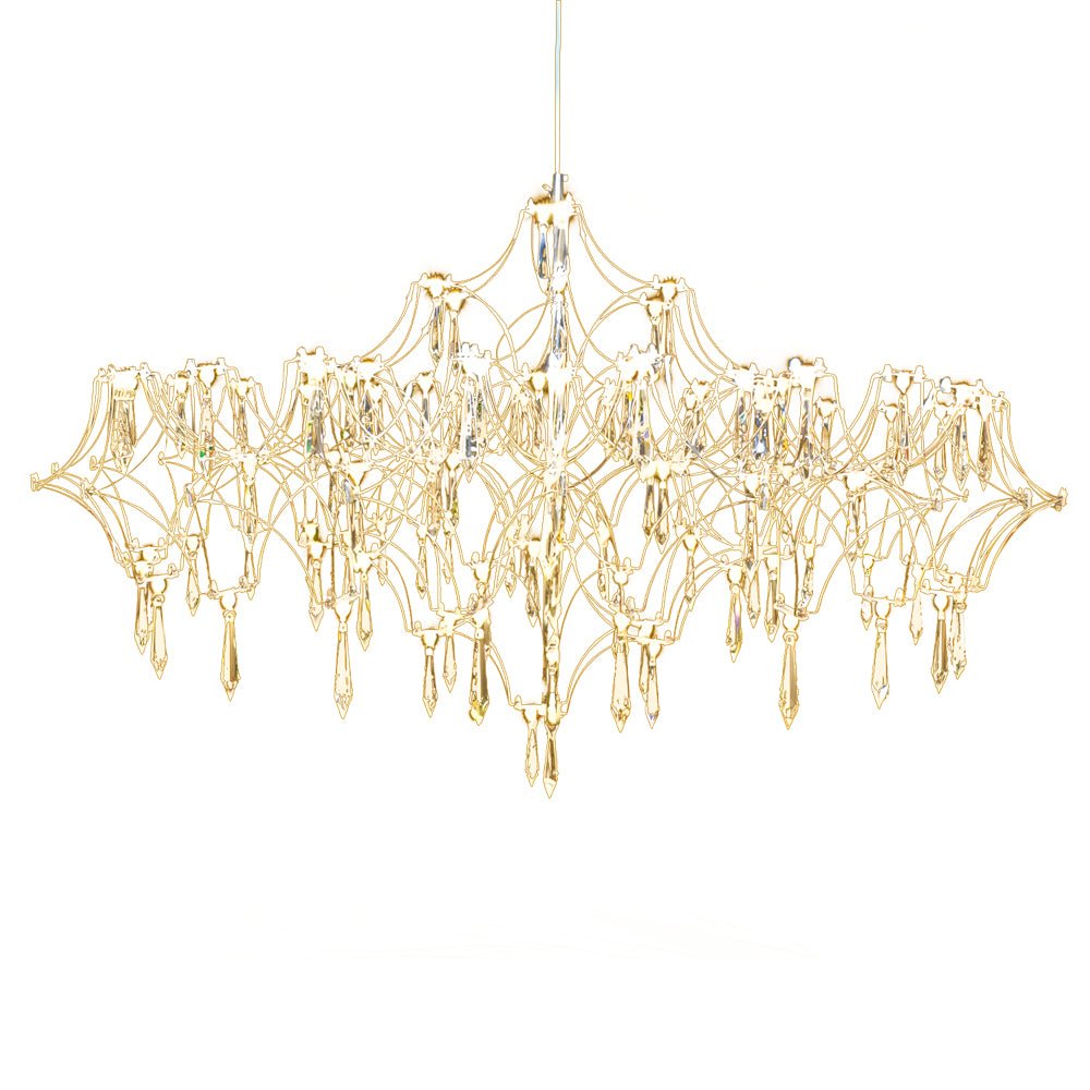 WINDSOR CRYSTAL DROPLET LED CHANDELIER