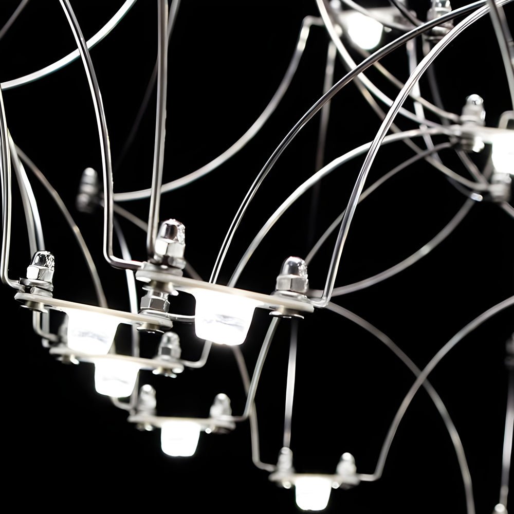 WINDSOR CRYSTAL DROPLET LED CHANDELIER
