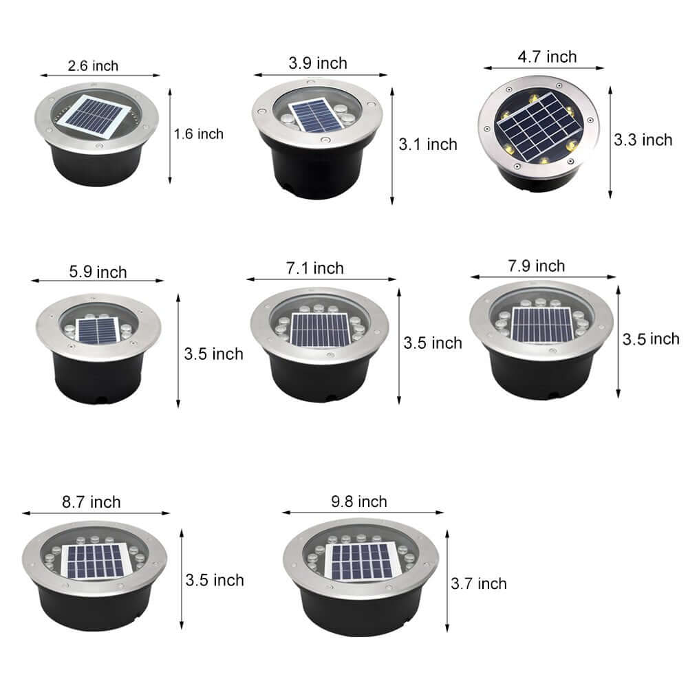 WINDSOR SOLAR-POWERED IN-GROUND GLOW LIGHT