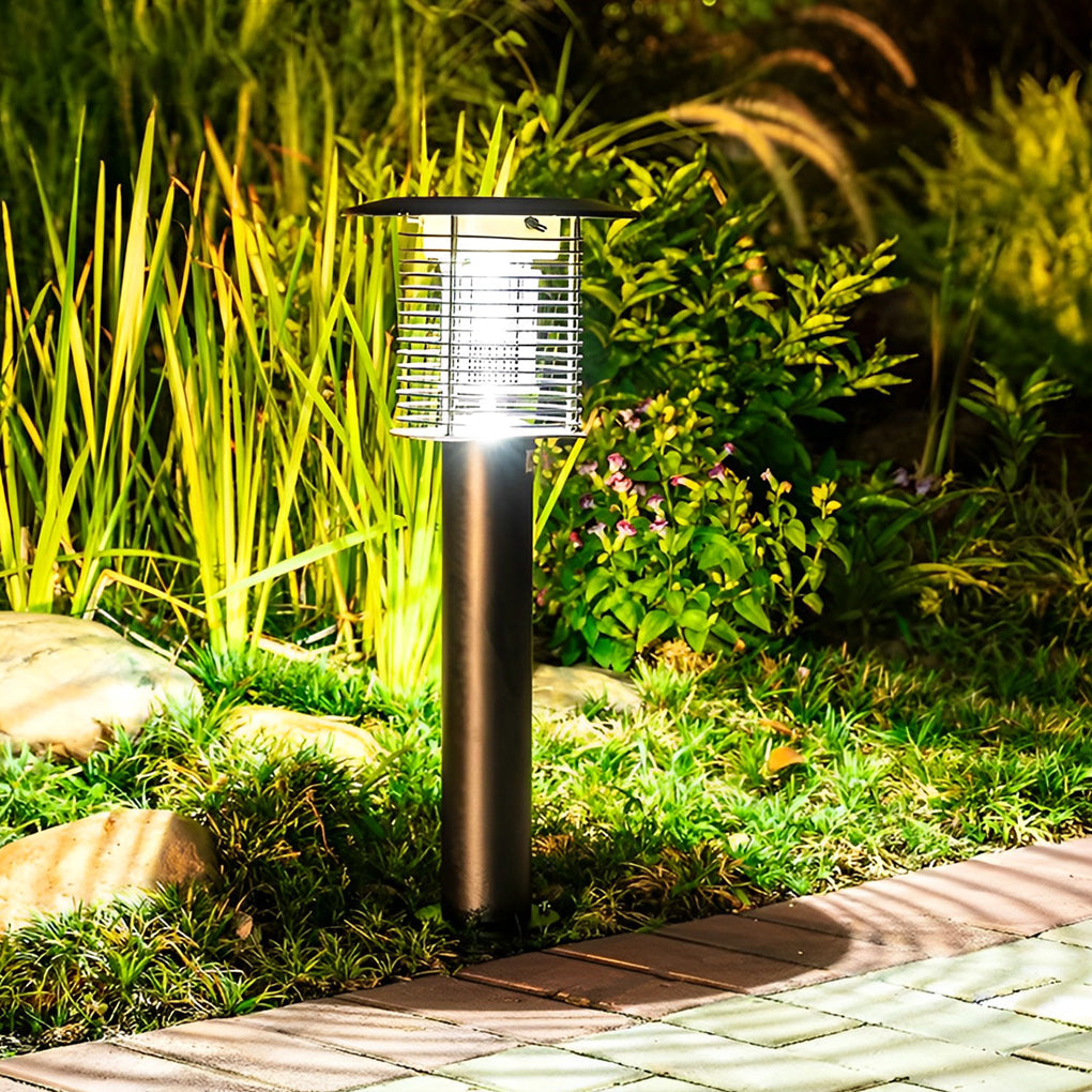 CHARLESTON PURPLE GLOW SOLAR INSECT TRAP LANTERN