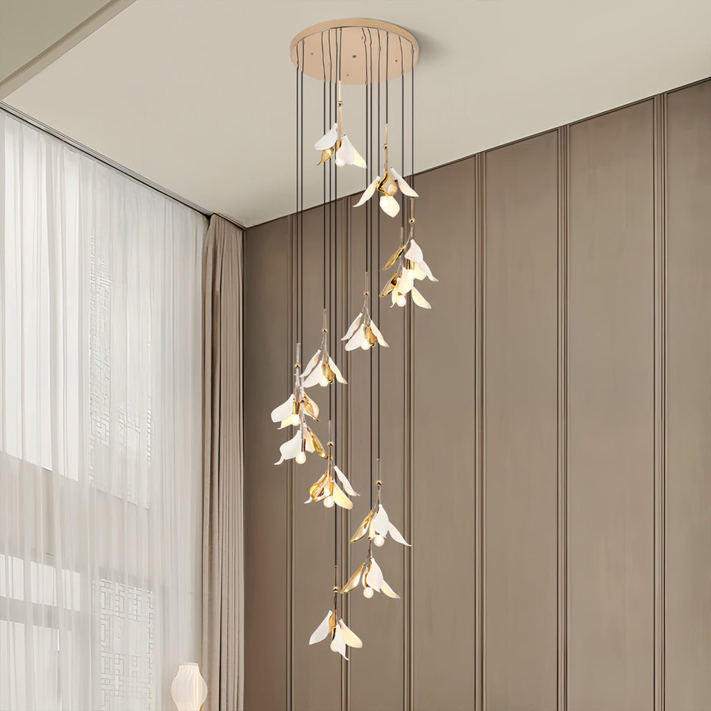 WINDSOR BLOOM CERAMIC CEILING FLORA CHANDELIER