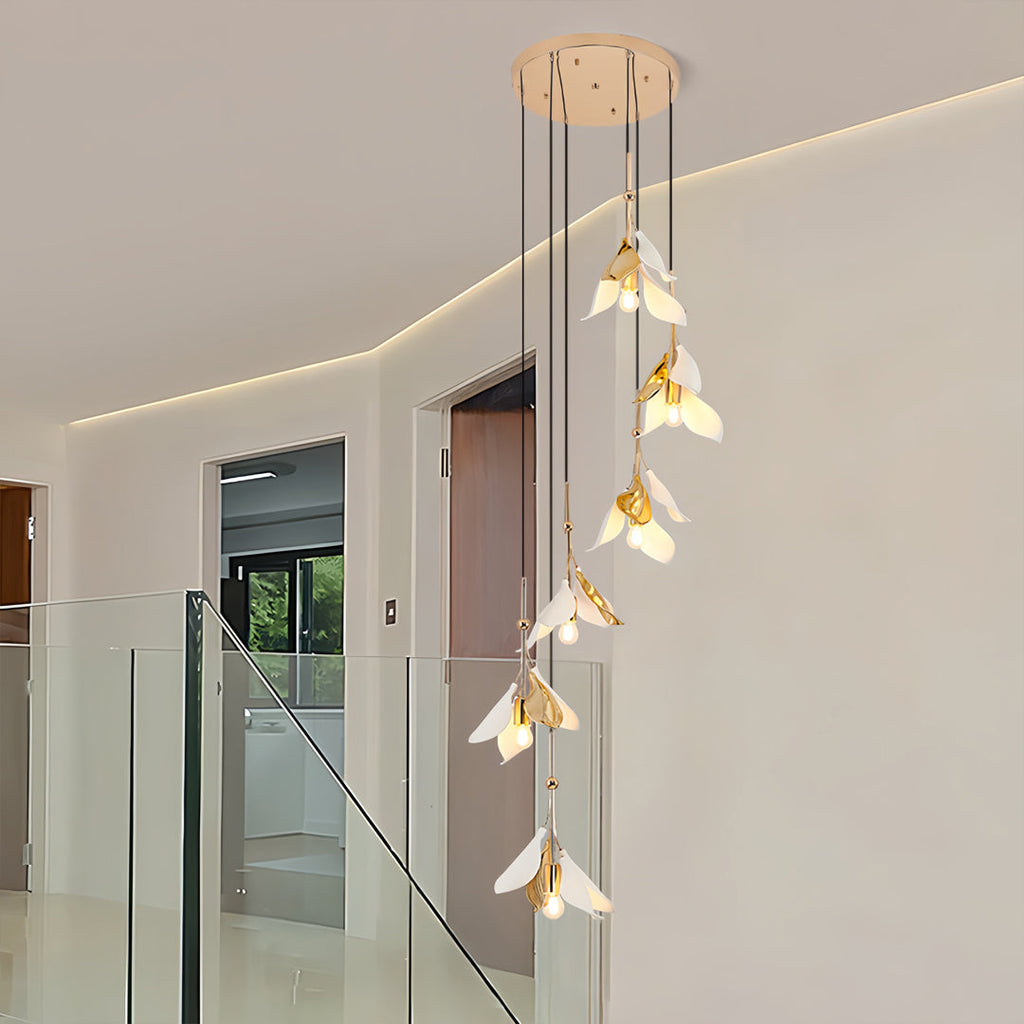 WINDSOR BLOOM CERAMIC CEILING FLORA CHANDELIER