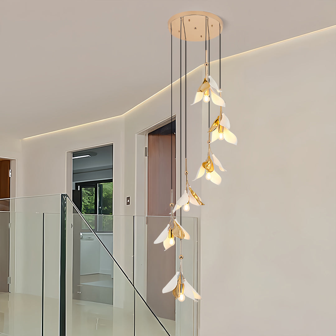 WINDSOR BLOOM CERAMIC CEILING FLORA CHANDELIER