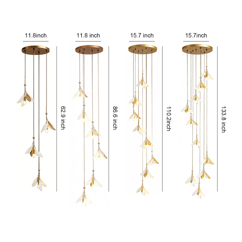 WINDSOR BLOOM CERAMIC CEILING FLORA CHANDELIER