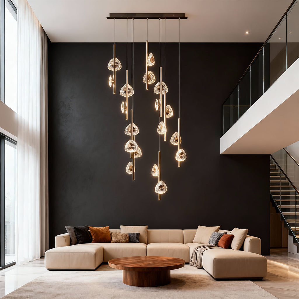 WINDSOR CRYSTAL SPIRAL CEILING LUMINAIRE