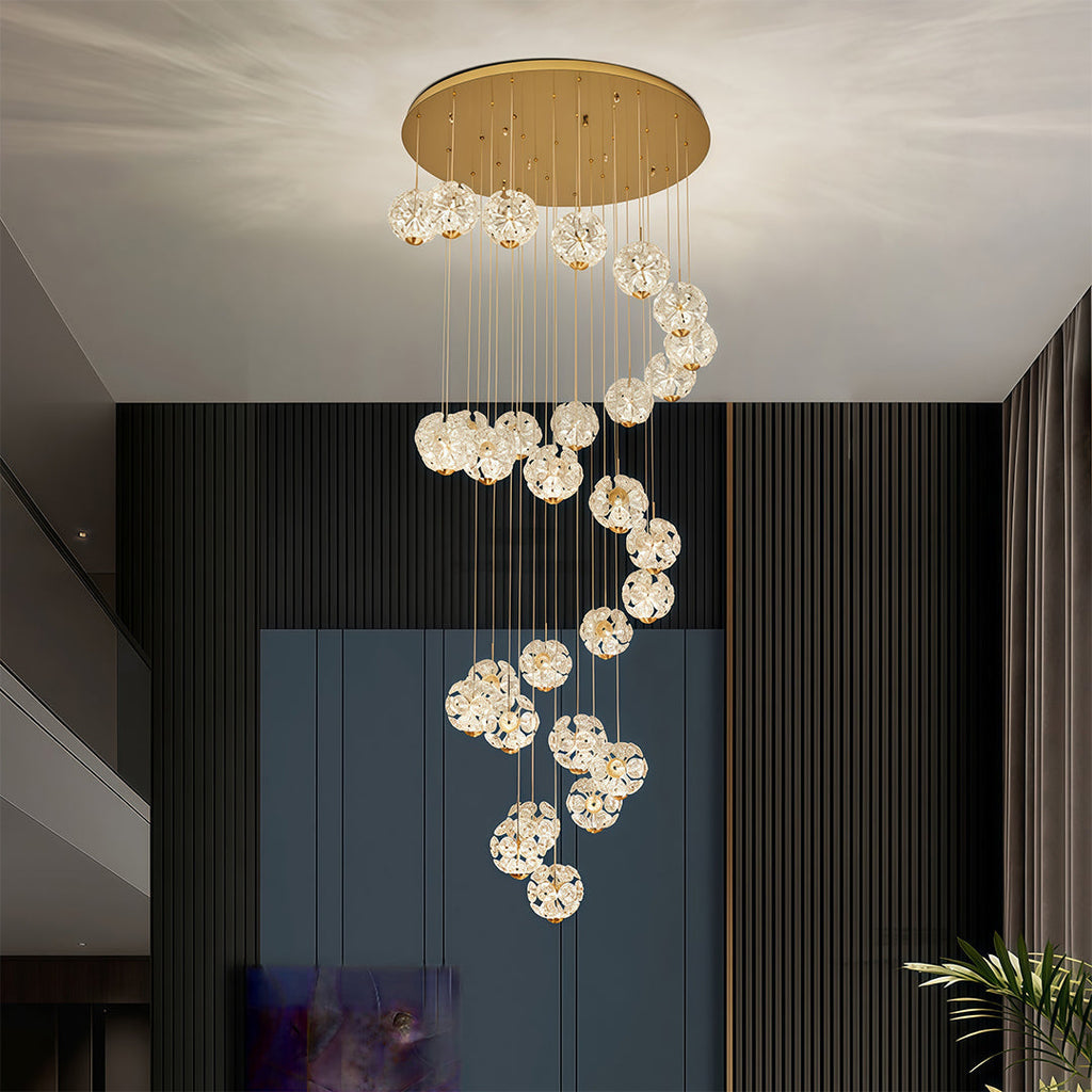 WINDSOR HEIGHTS CRYSTAL SPIRAL LUMINAIRE