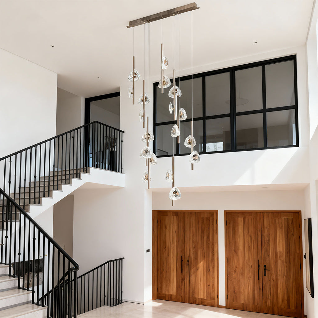 WINDSOR CRYSTAL SPIRAL CEILING LUMINAIRE