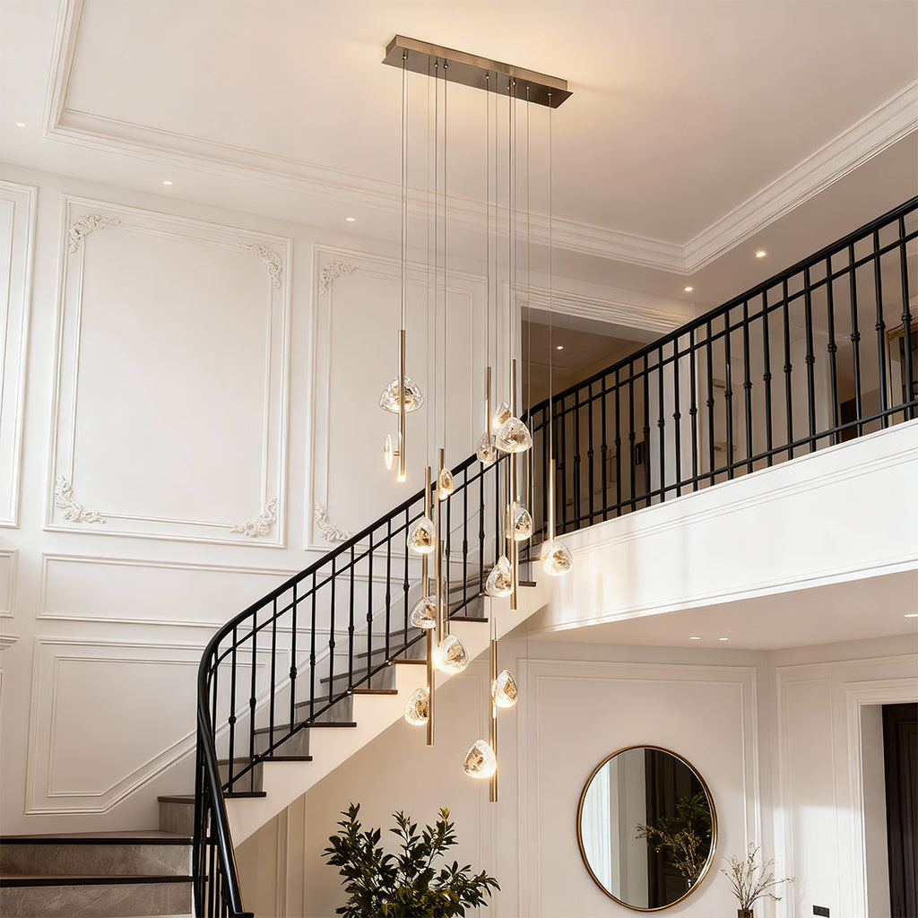WINDSOR CRYSTAL SPIRAL CEILING LUMINAIRE