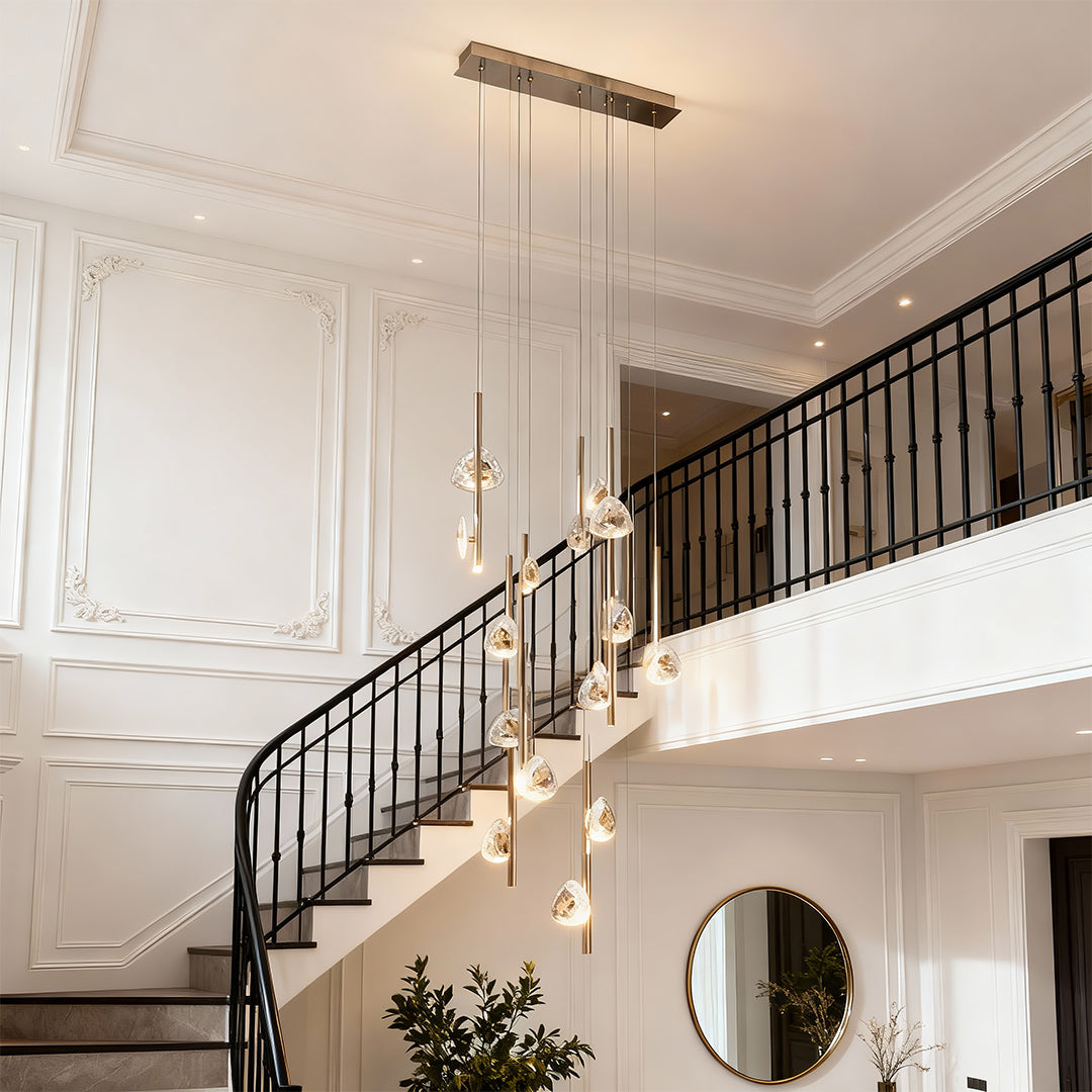 WINDSOR CRYSTAL SPIRAL CEILING LUMINAIRE