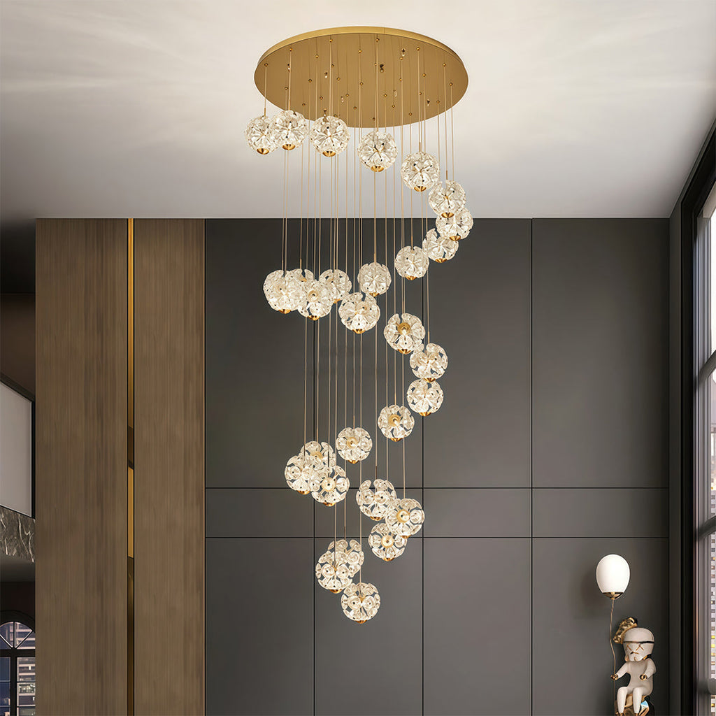 WINDSOR HEIGHTS CRYSTAL SPIRAL LUMINAIRE