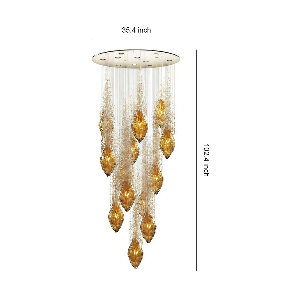 RAVENSCROFT CRYSTAL STAIRCASE LUMINAIRE