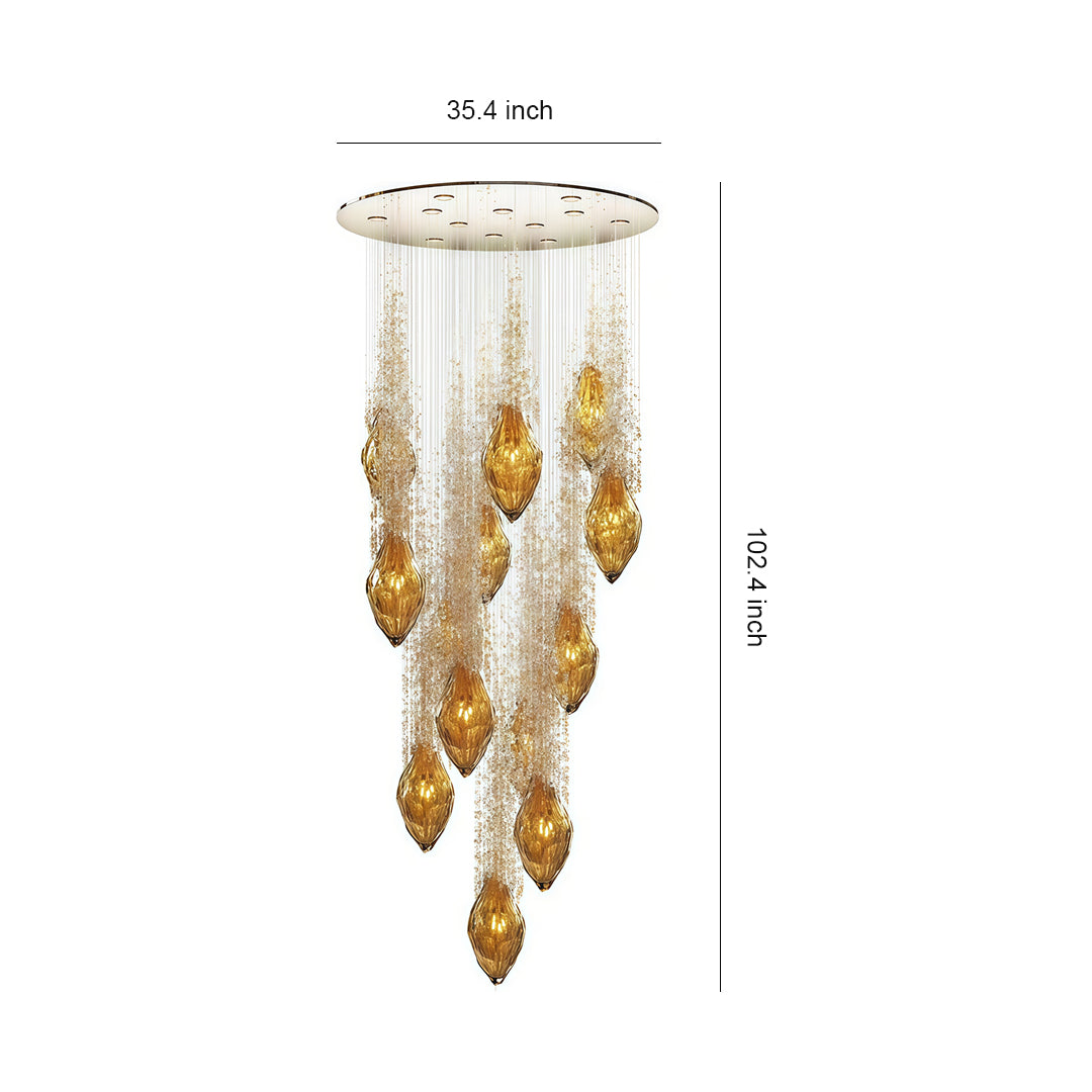 RAVENSCROFT CRYSTAL STAIRCASE LUMINAIRE