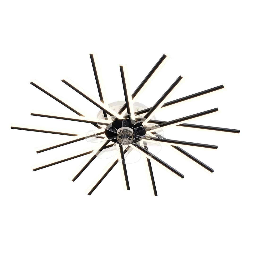 WINTHROP IRON SUSPENDED LIGHTING FAN