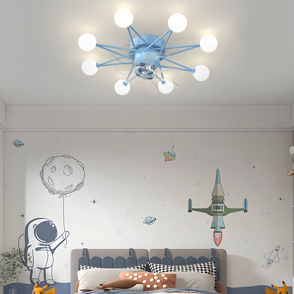 WINTHROP TRIO-LUMEN CEILING FAN WITH MODERN AESTHETIC
