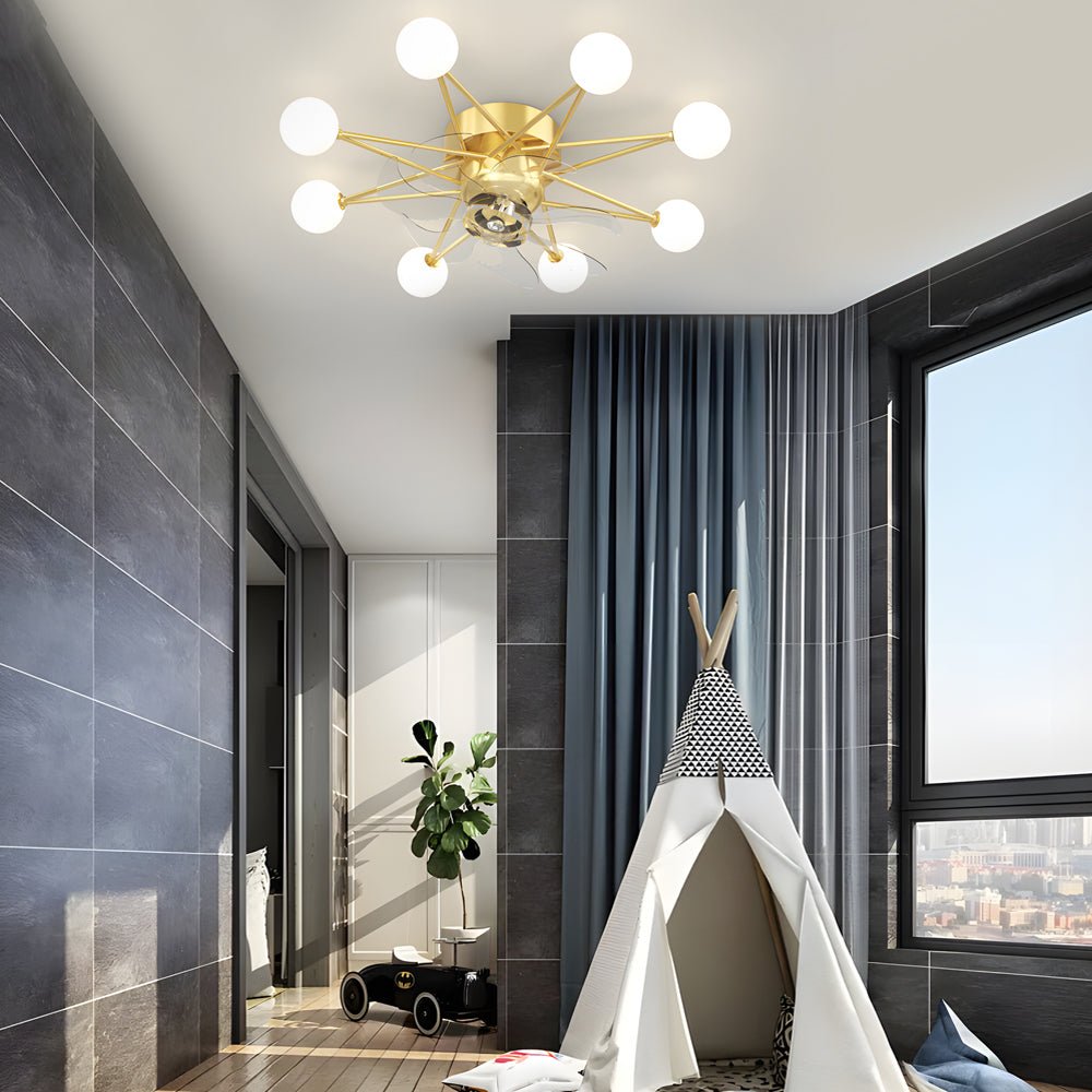 WINTHROP TRIO-LUMEN CEILING FAN WITH MODERN AESTHETIC