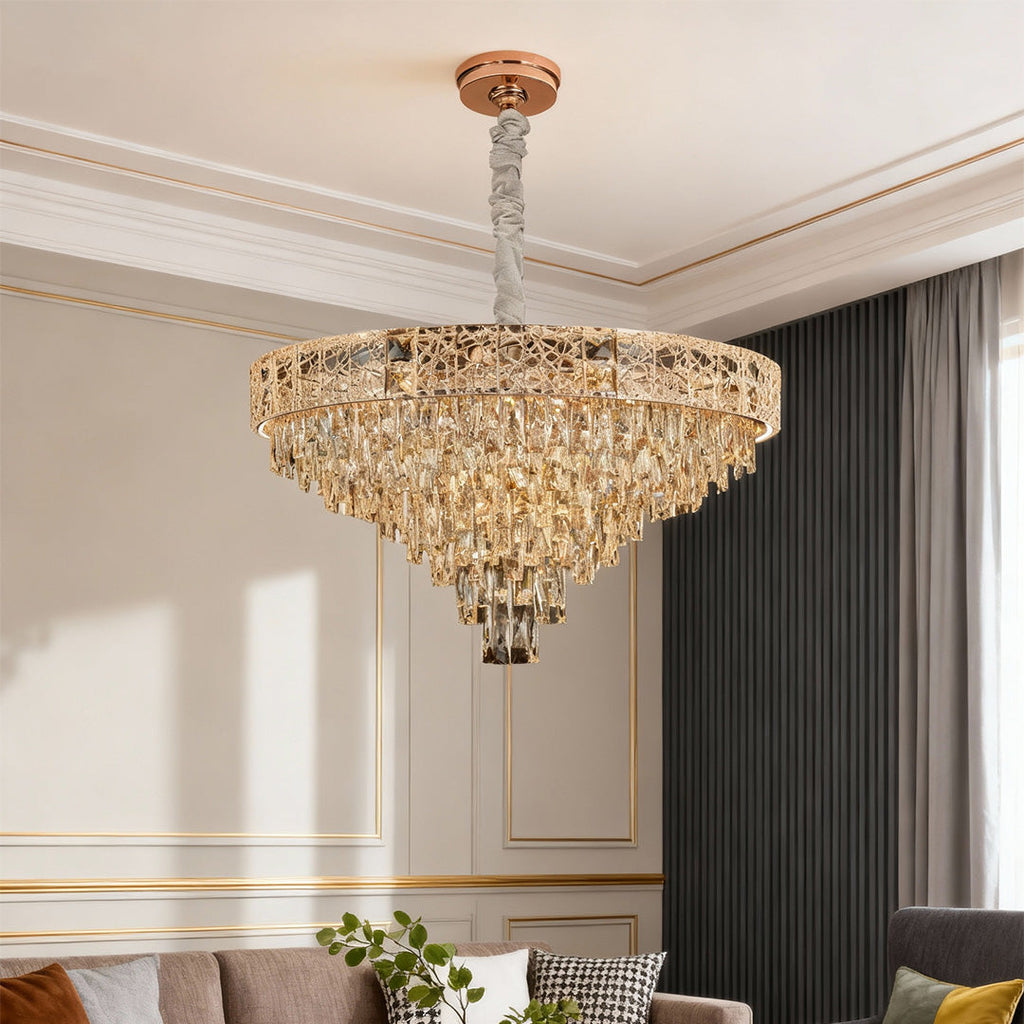 WINTHORPE CRYSTAL LUSTRE CEILING ILLUMINATION