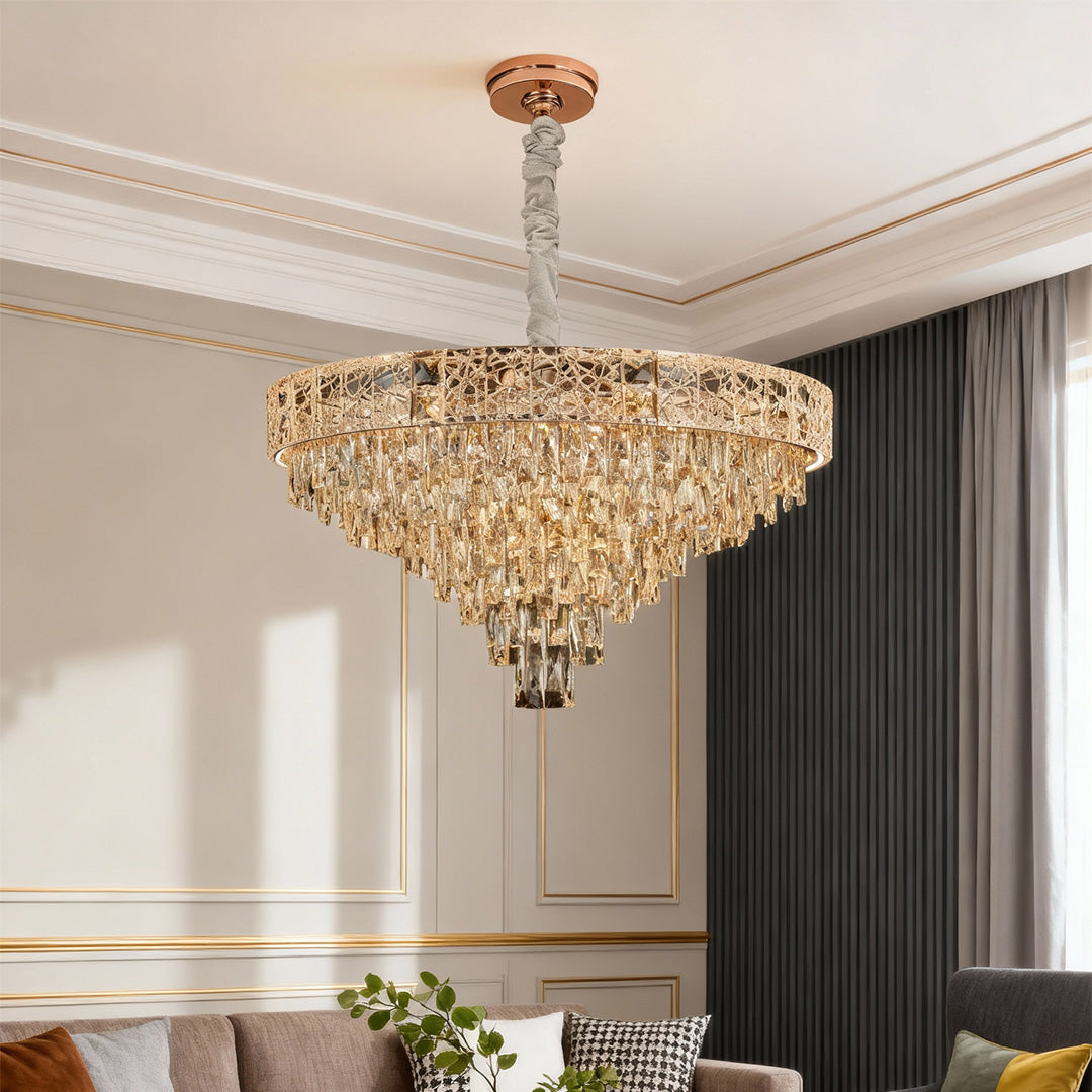 WINTHORPE CRYSTAL LUSTRE CEILING ILLUMINATION