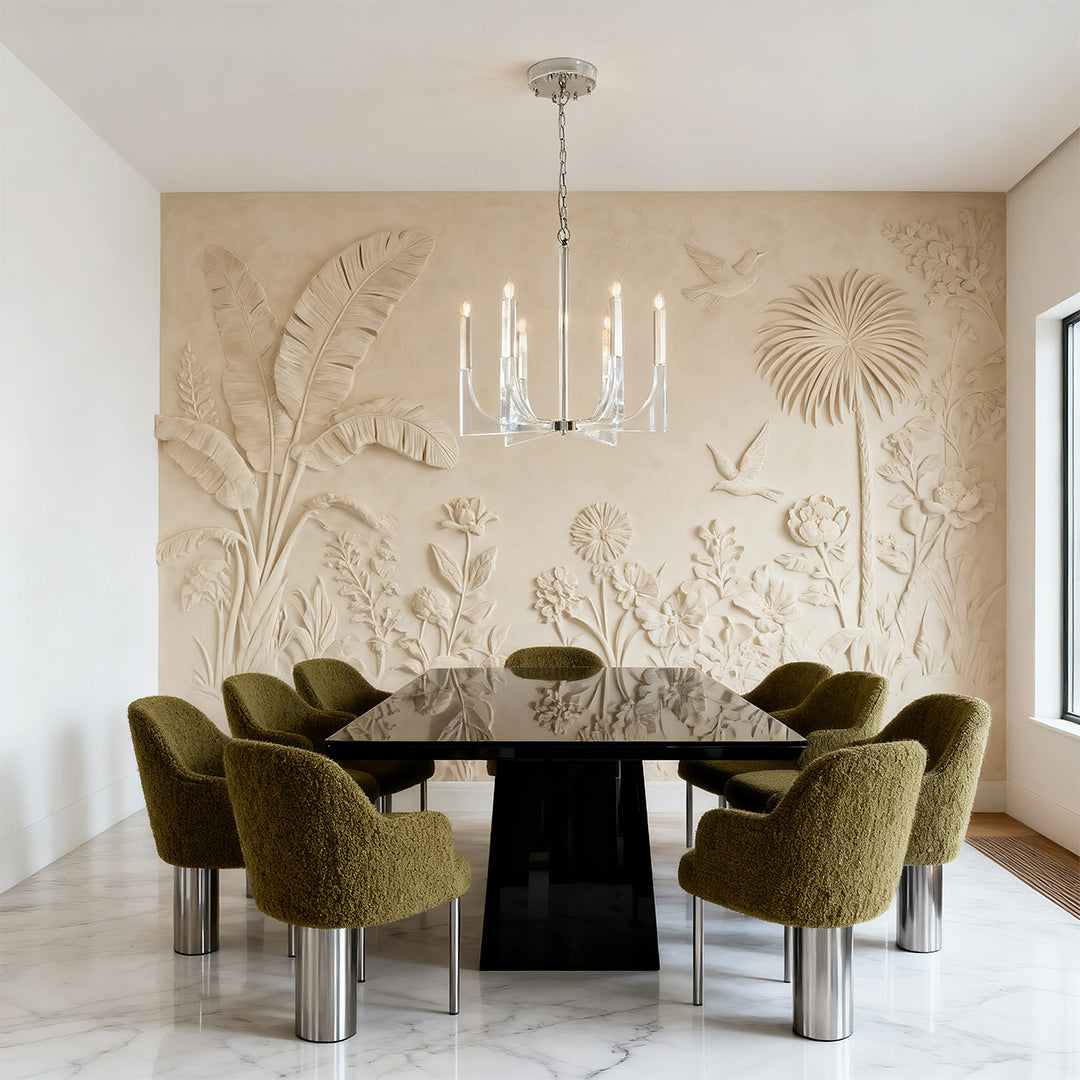 CHARLESTON CRYSTAL GLOBE CEILING LANTERN