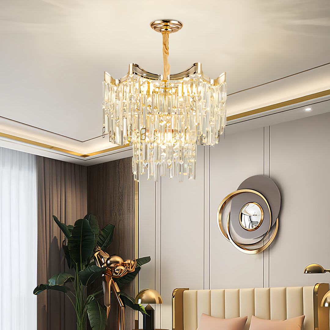 WINDSOR CRYSTAL TIERED CEILING LANTERN