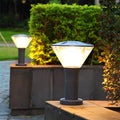 THORNBURY RUSTIC LED GARDEN PILLAR LANTERN