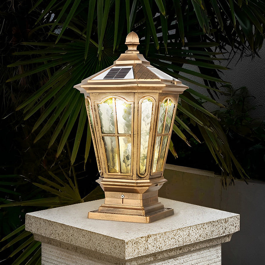 WINCHESTER STONE COLUMN LED PAVILION LIGHT
