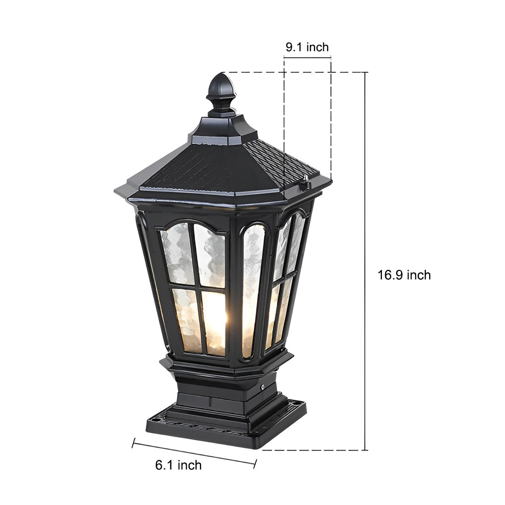 WINCHESTER STONE COLUMN LED PAVILION LIGHT