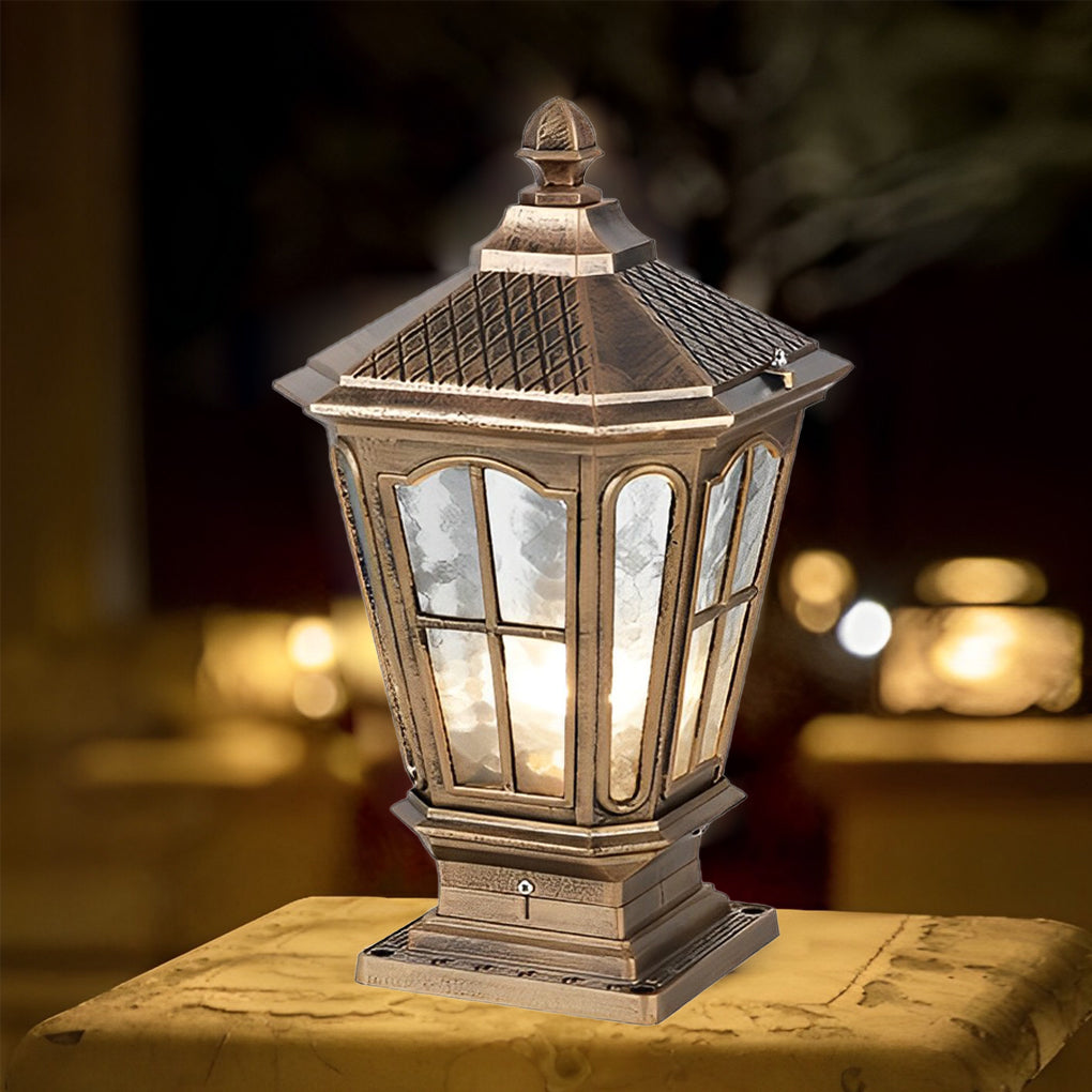 WINCHESTER STONE COLUMN LED PAVILION LIGHT
