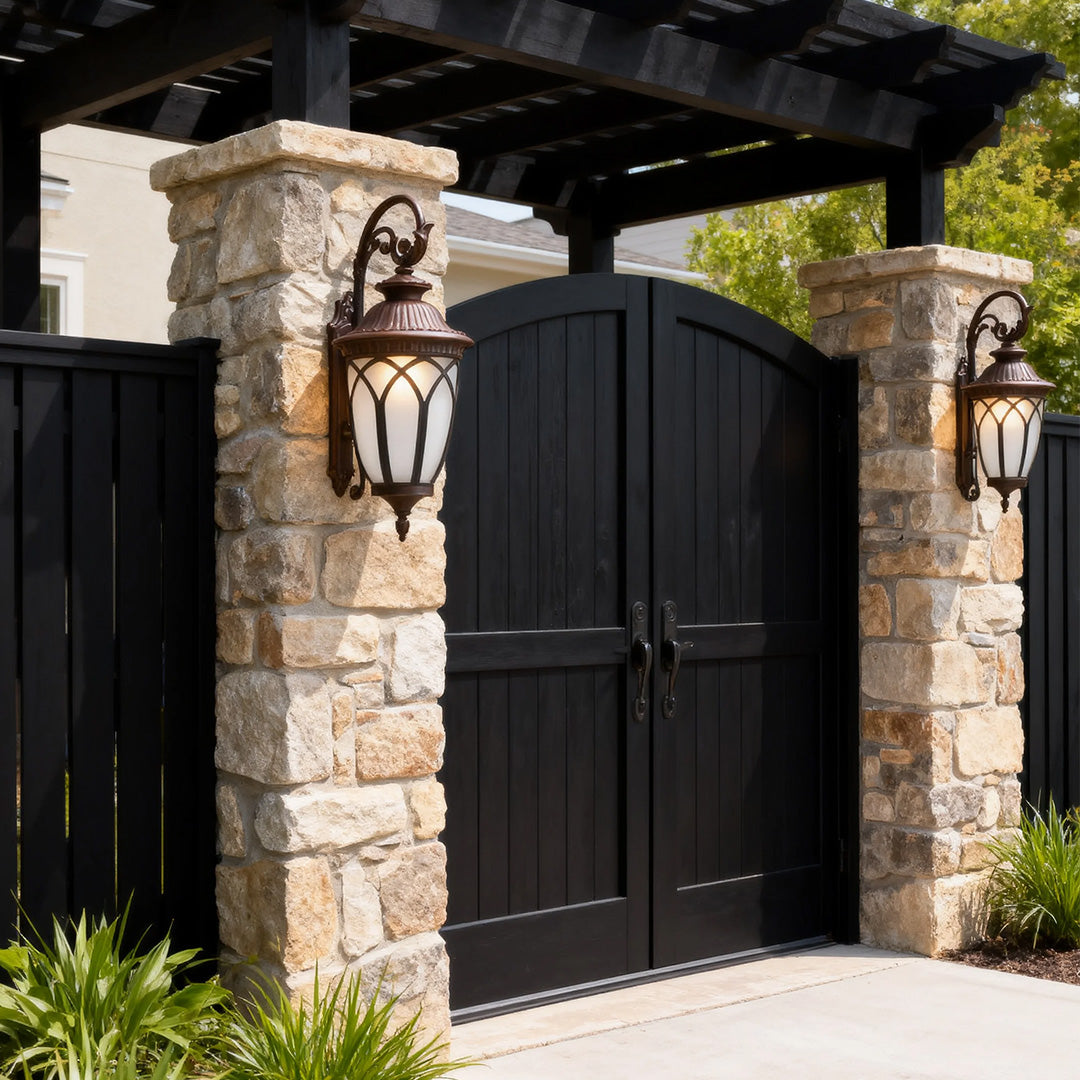 WINCHESTER WEATHERED BRONZE WALL LANTERN