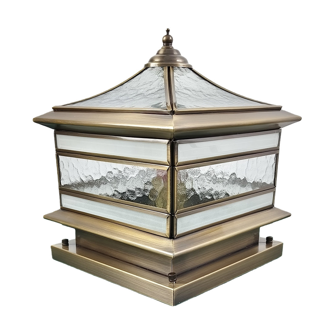BRADSHAW COPPER-CRESTED SOLAR FENCE ILLUMINATOR